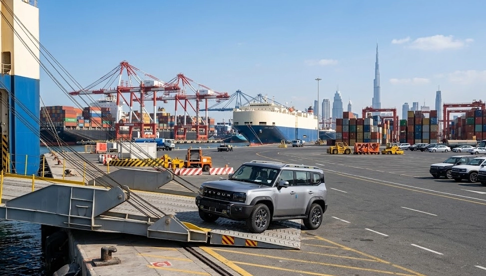 تصدير Jetour T2 من الصين إلى الإمارات العربية المتحدة: دليل الاستيراد